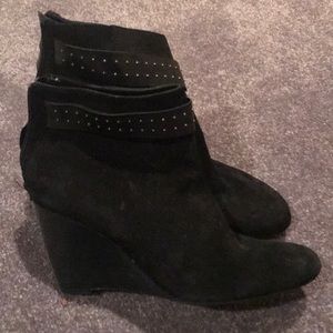 Franco Sarto “Hardy” ankle Wedge Bootie